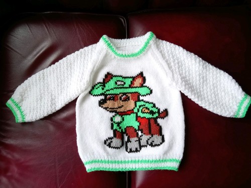Child hand knitted tracker - child's,