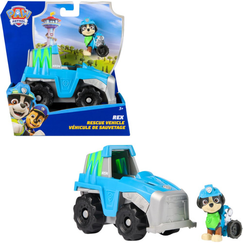 Paw patrol rex - patrol, vehicle